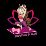 Women's Unicorn Namaste and Slay Tee