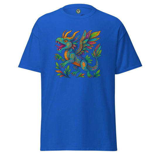 Alebrijes Horned Turquoise Lizard Tee - Max & Co Tees