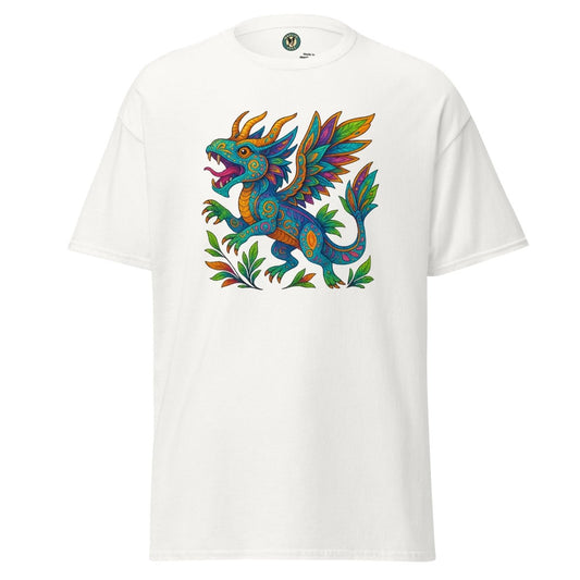 Alebrijes Horned Turquoise Lizard Tee - Max & Co Tees