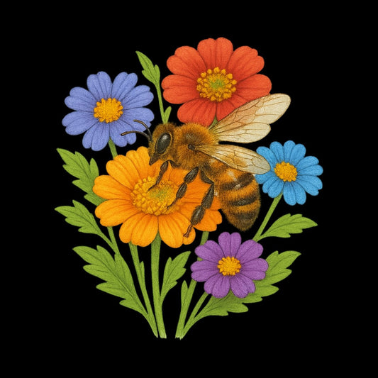 Bee on Bouquet Tee - Max & Co Tees