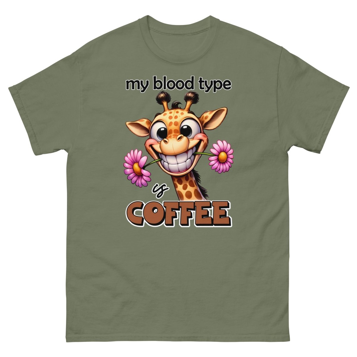 Caffeine Blood Type Tee - Max & Co Tees