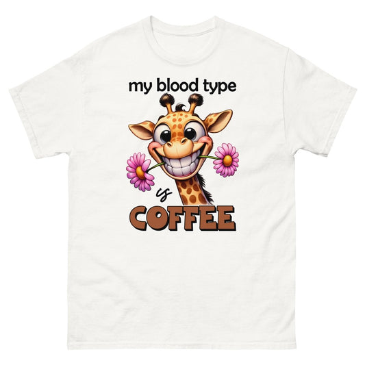 Caffeine Blood Type Tee - Max & Co Tees