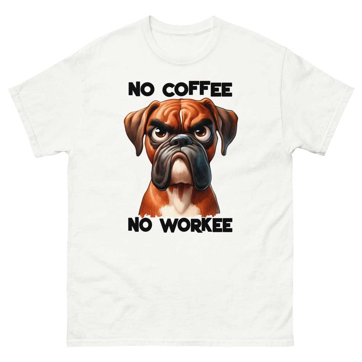 Caffeine No Workee Dog Tee - Max & Co Tees