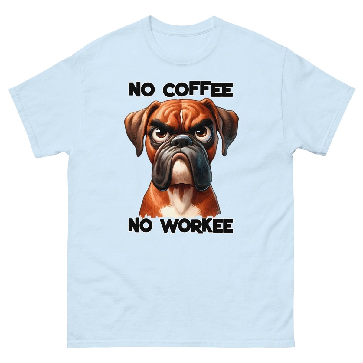 Caffeine No Workee Dog Tee - Max & Co Tees
