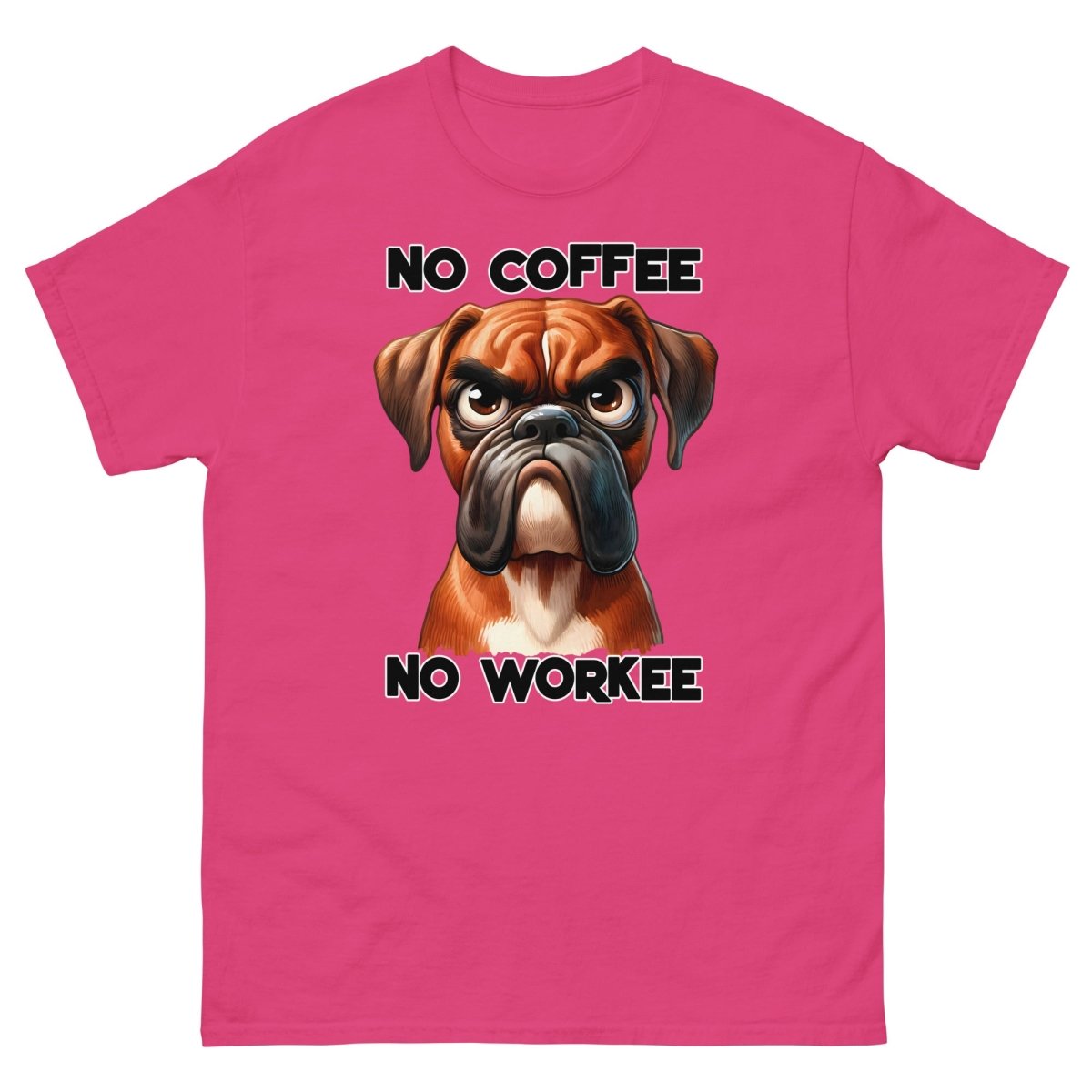 Caffeine No Workee Dog Tee - Max & Co Tees
