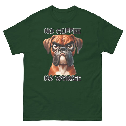 Caffeine No Workee Dog Tee - Max & Co Tees