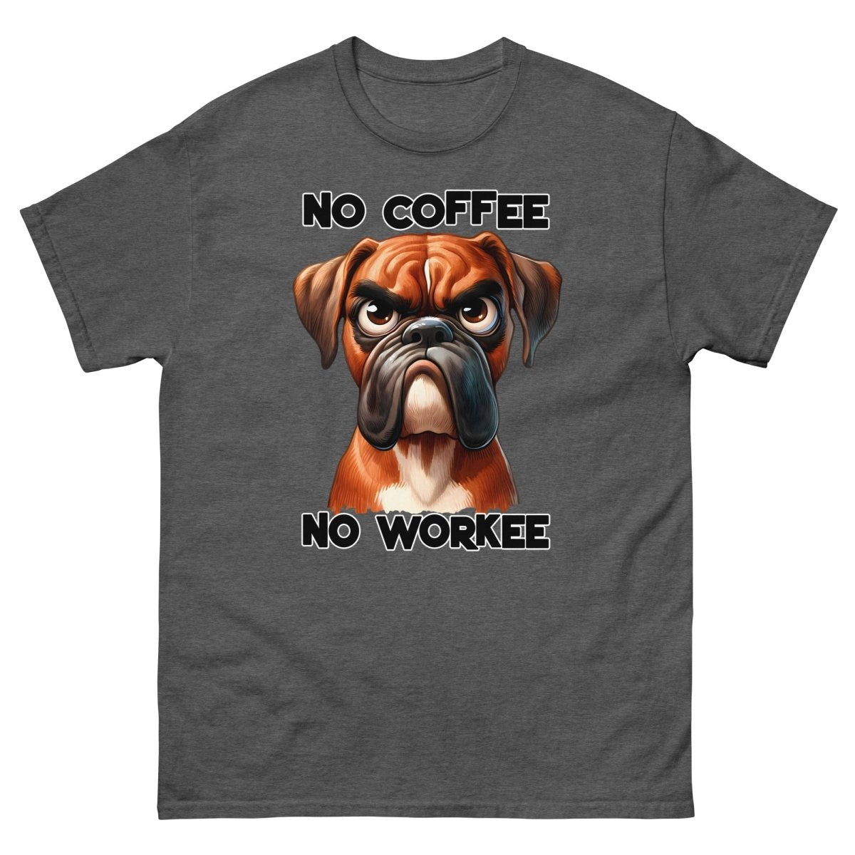 Caffeine No Workee Dog Tee - Max & Co Tees
