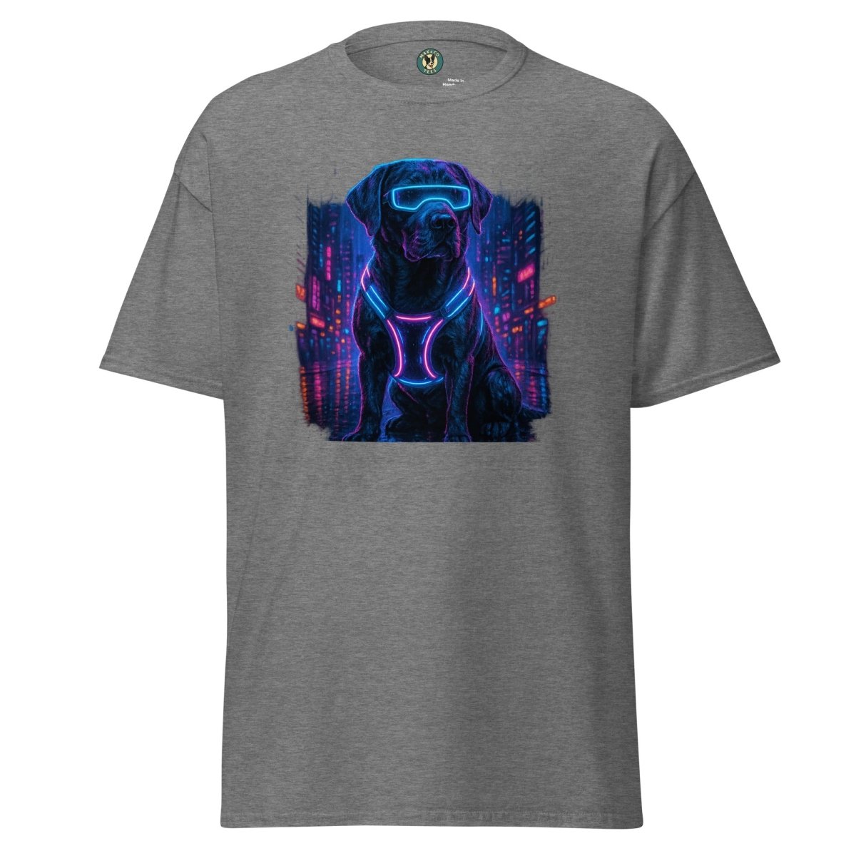 Cyber Punk Dogo Black Lab Tee - Max & Co Tees