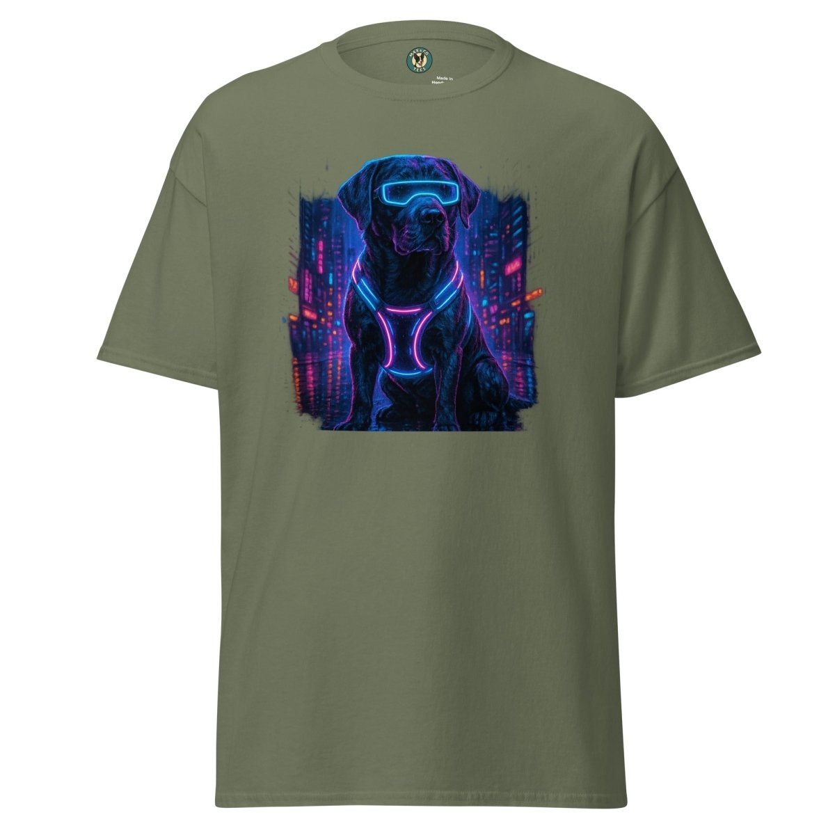 Cyber Punk Dogo Black Lab Tee - Max & Co Tees