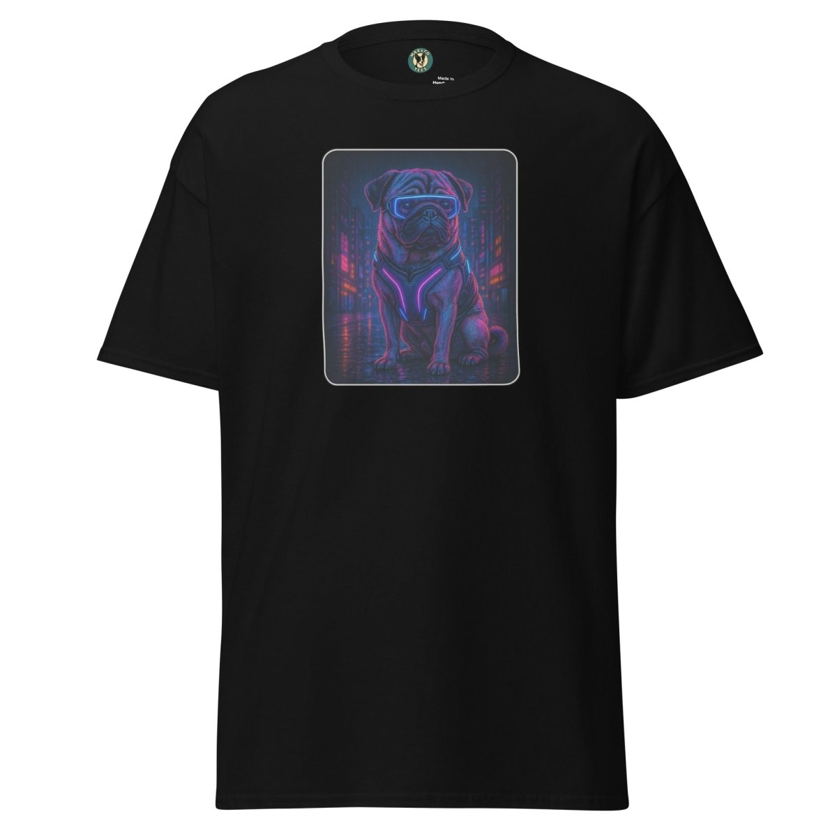 Cyber Punk Dogo Pug Tee - Max & Co Tees