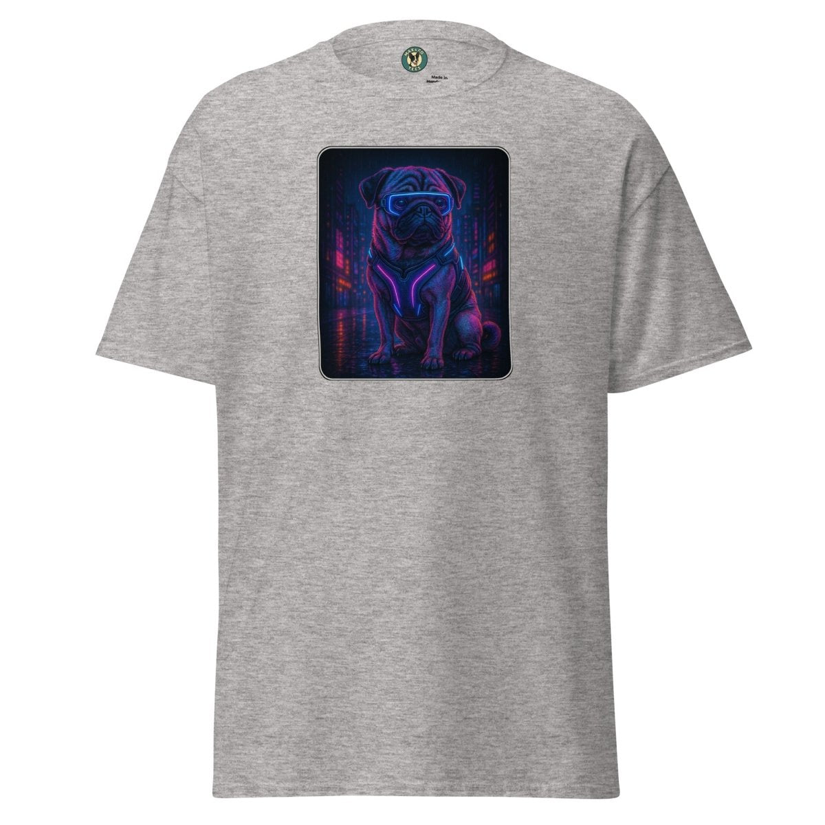 Cyber Punk Dogo Pug Tee - Max & Co Tees