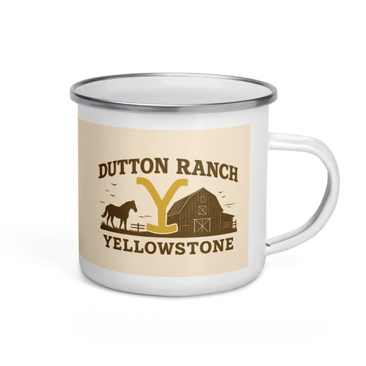 Dutton Ranch Enamel Mug - Max & Co Tees
