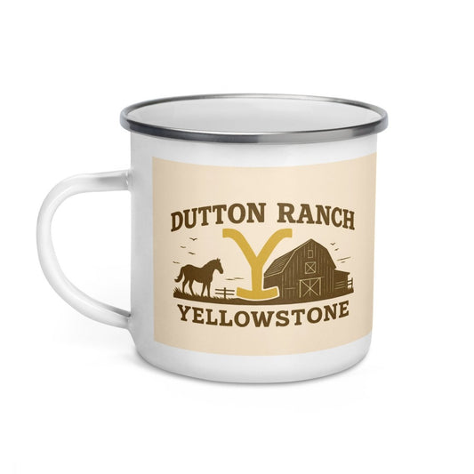 Dutton Ranch Enamel Mug - Max & Co Tees