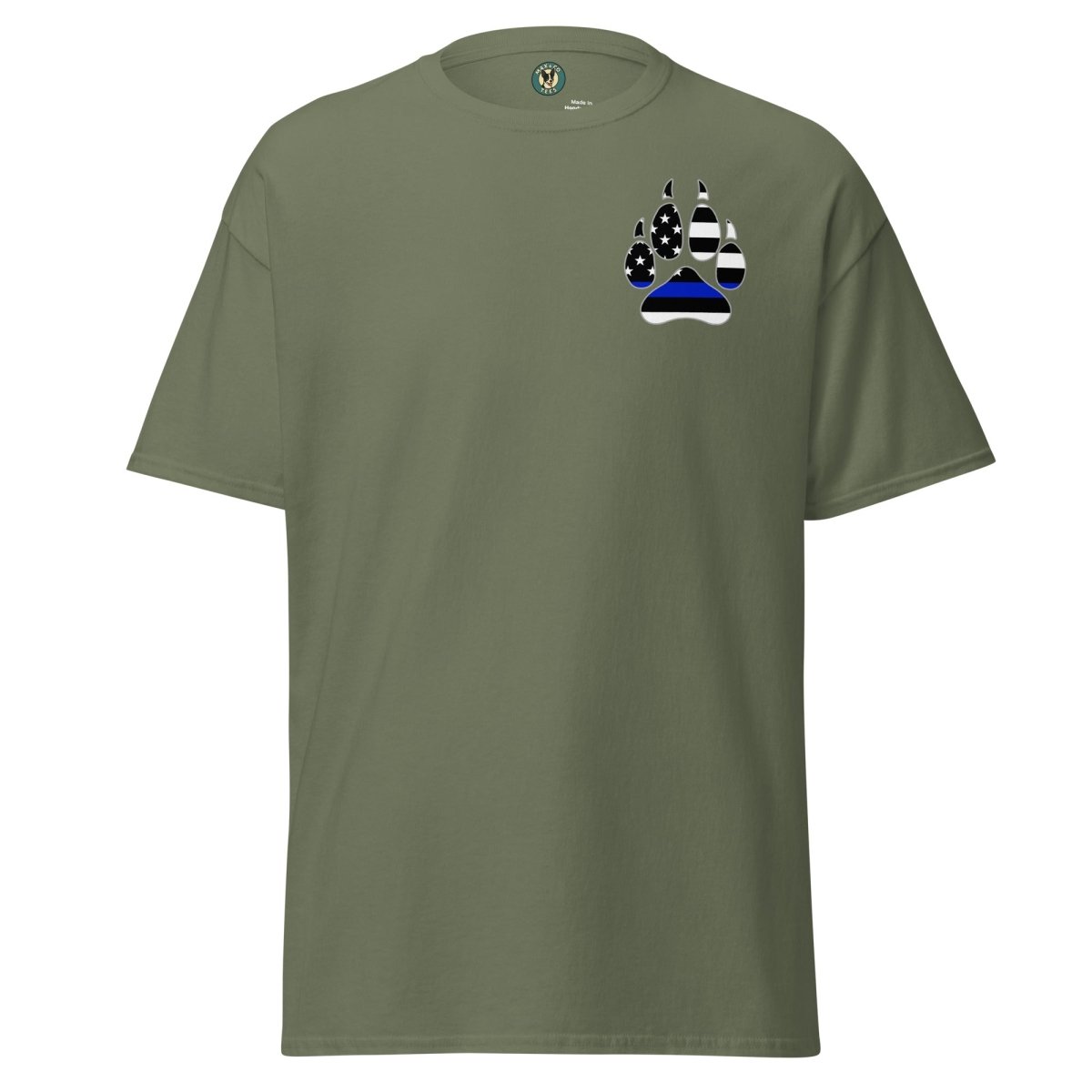First Responder Police Paw Tee - Max & Co Tees