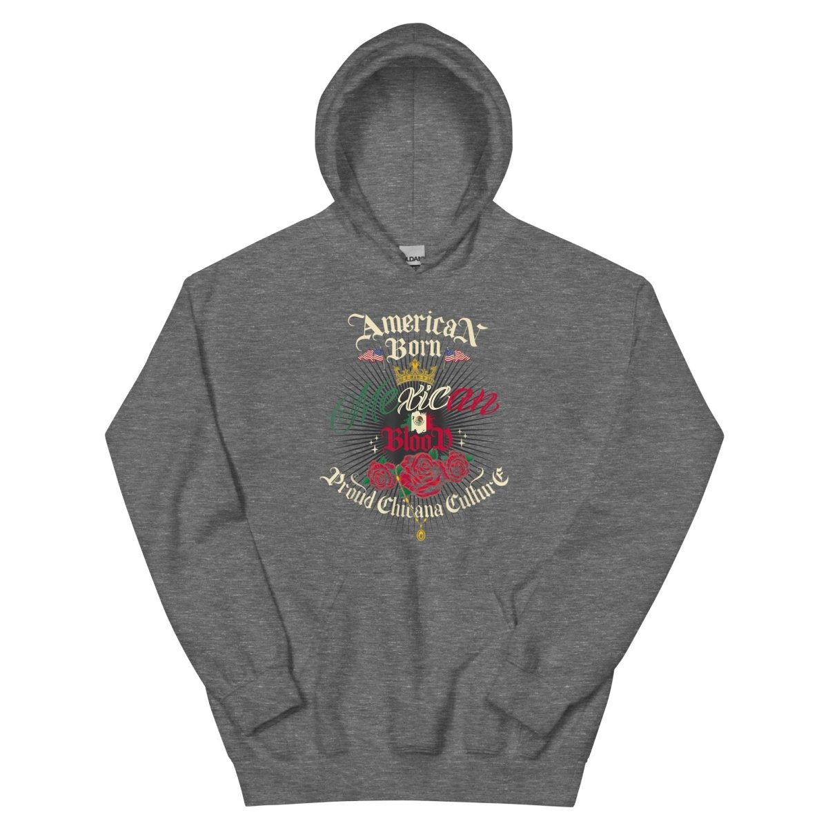 ¡Fuerza México! American Born Hoodie - Max & Co Tees