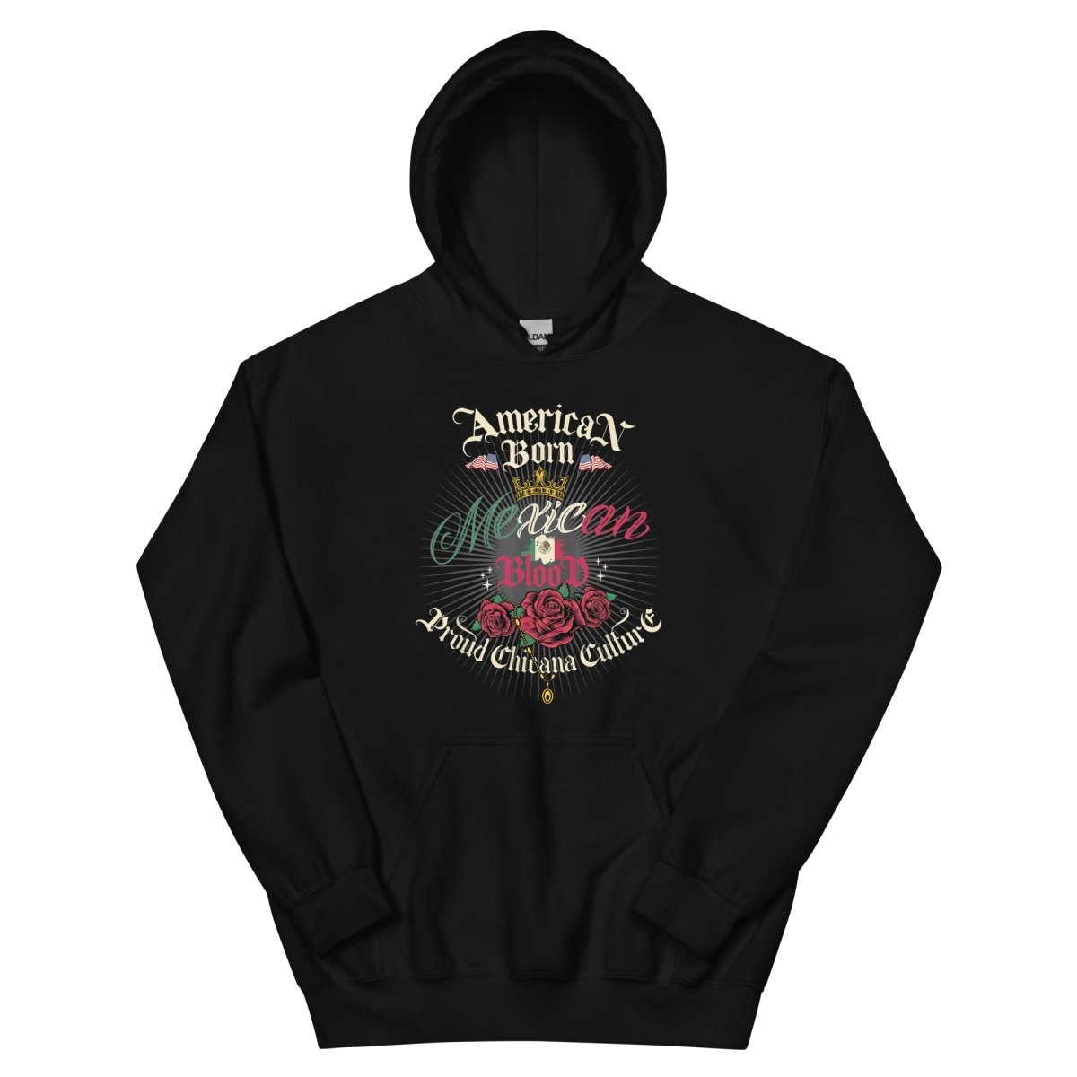 ¡Fuerza México! American Born Hoodie - Max & Co Tees