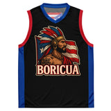 ¡Fuerza México! Boricua Flag Basketball Jersey - Max & Co Tees