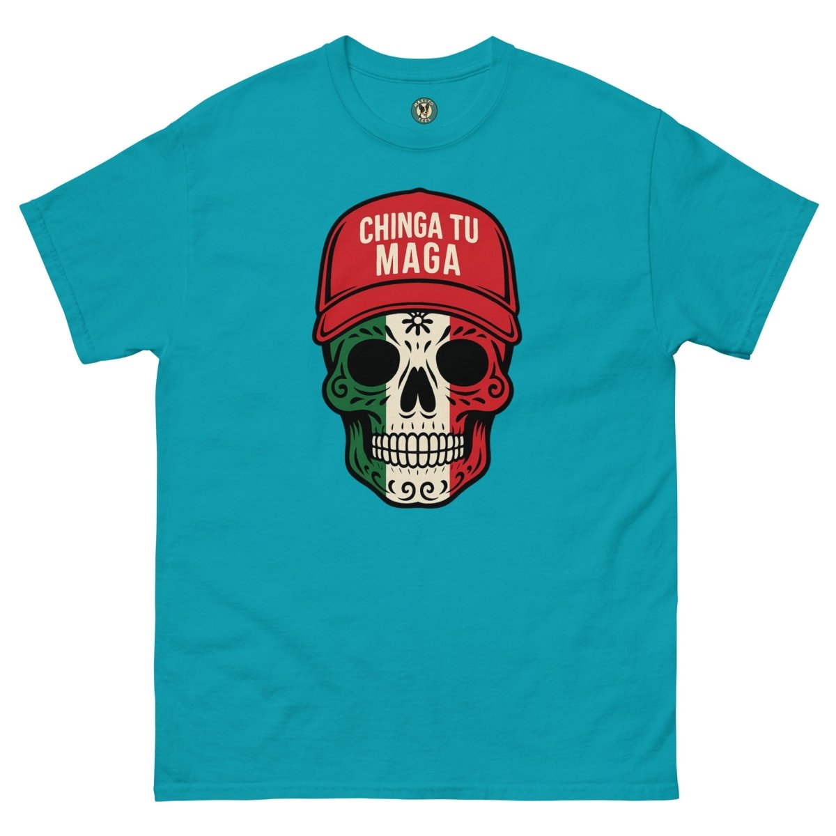 ¡Fuerza México! Candy Skull Tee - Max & Co Tees