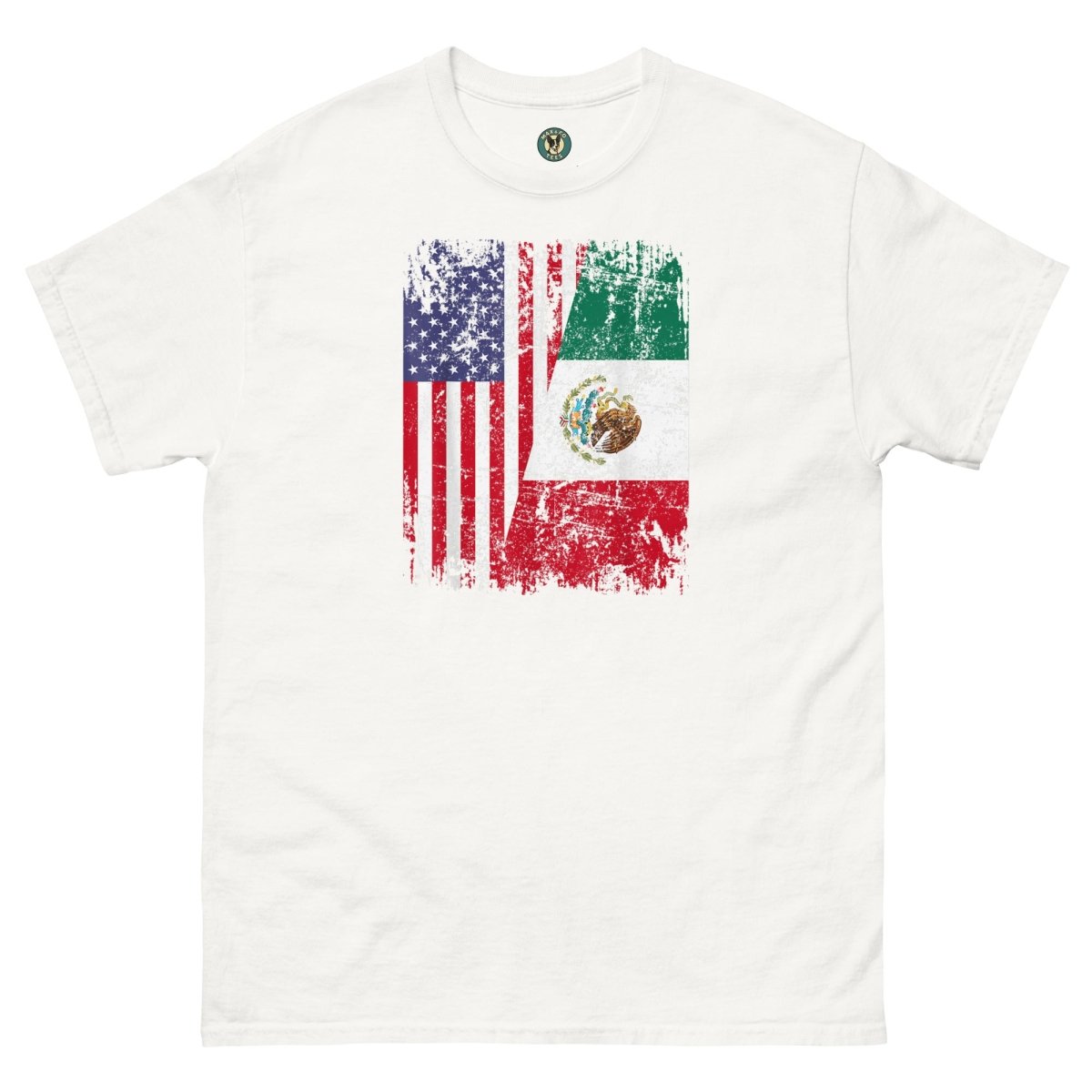 ¡Fuerza México! Flag Half Tee - Max & Co Tees