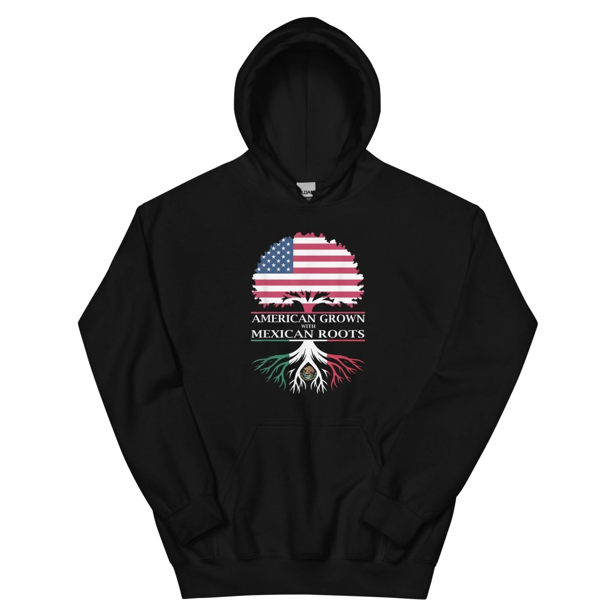 ¡Fuerza México! Flags Roots Hoodie - Max & Co Tees