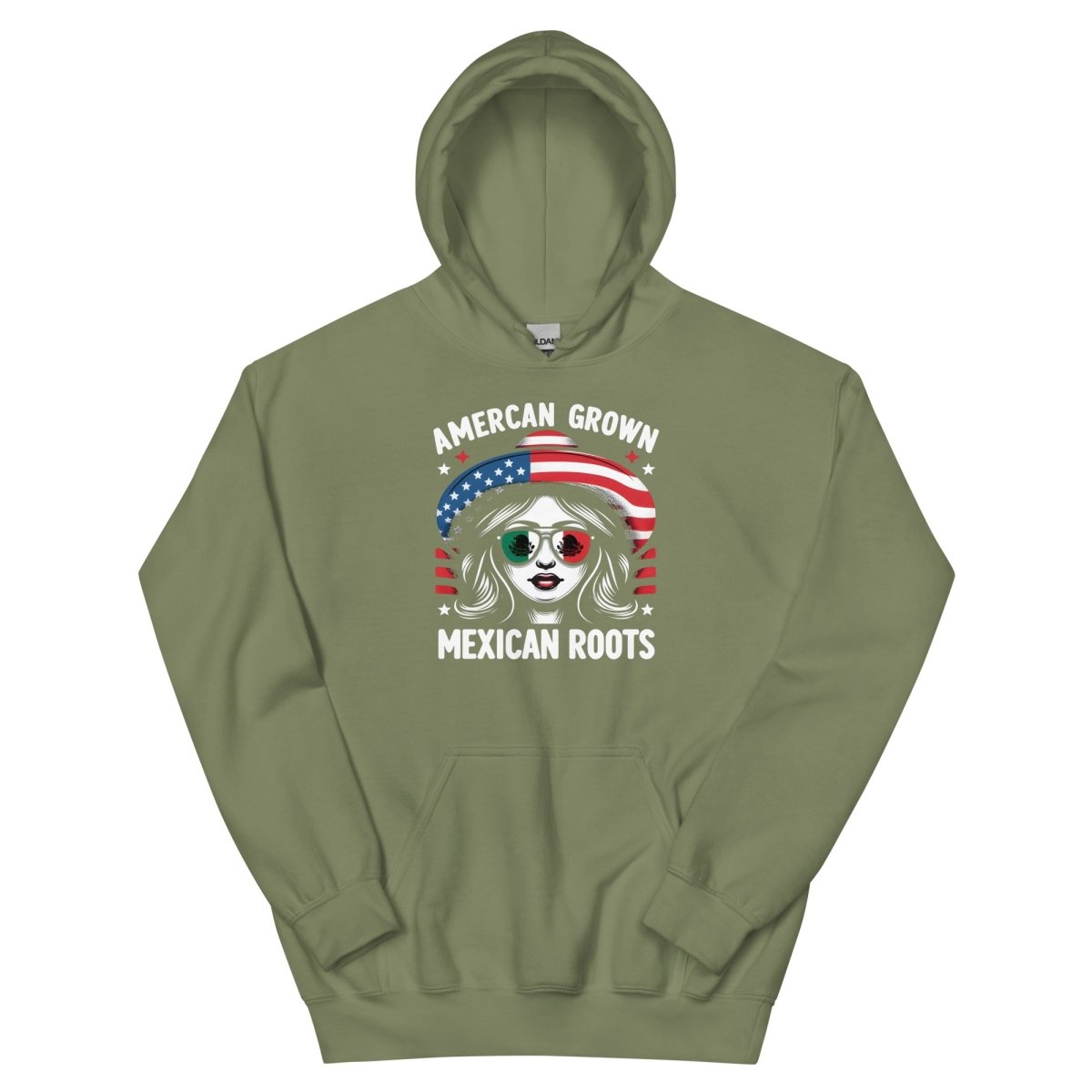 ¡Fuerza México! Glasses Grown Hoodie - Max & Co Tees