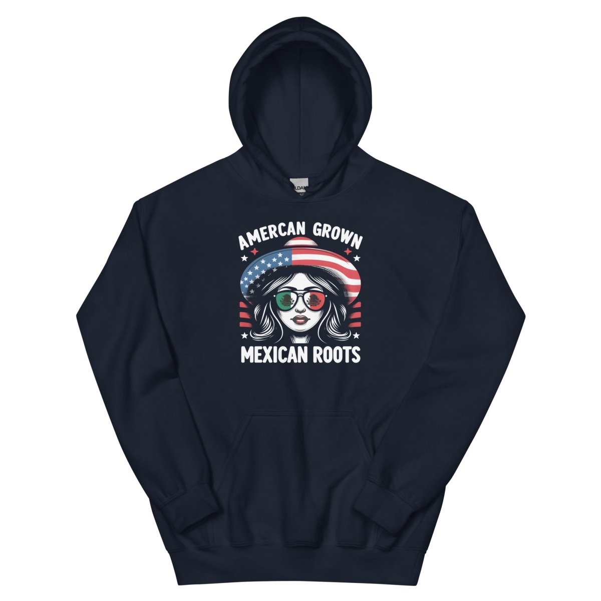 ¡Fuerza México! Glasses Grown Hoodie - Max & Co Tees