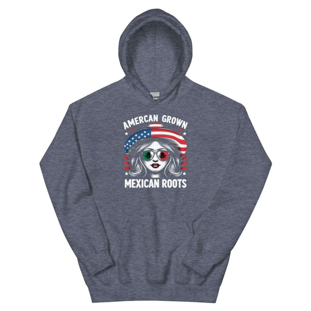 ¡Fuerza México! Glasses Grown Hoodie - Max & Co Tees