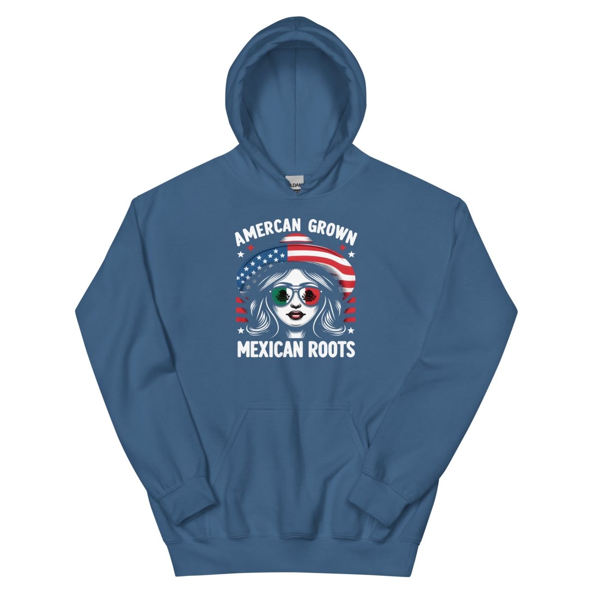 ¡Fuerza México! Glasses Grown Hoodie - Max & Co Tees