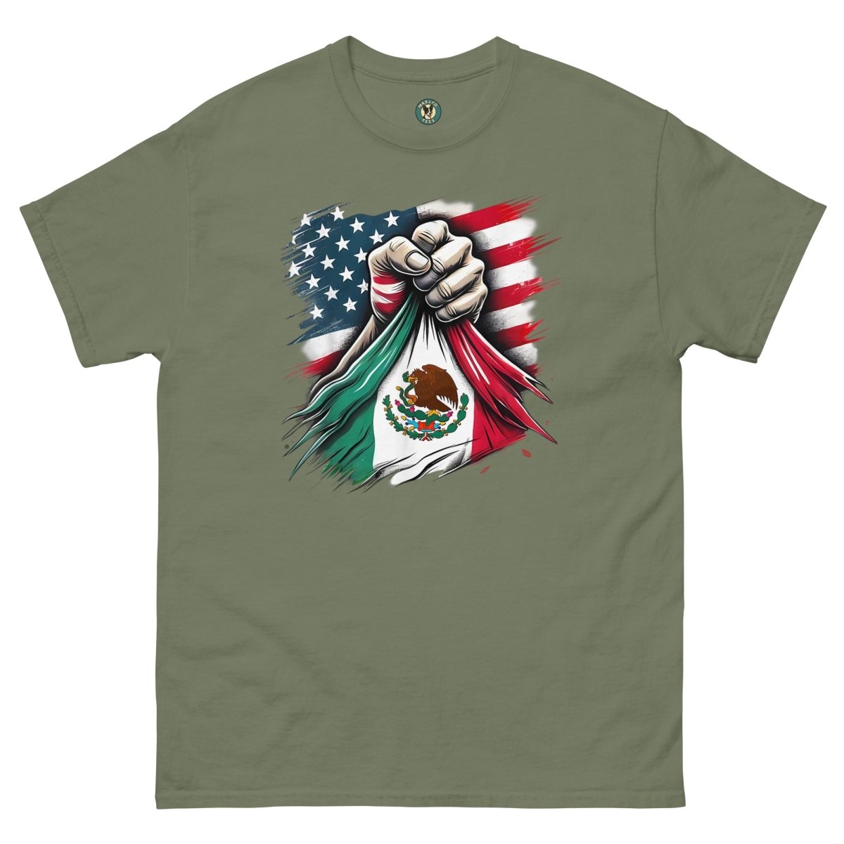 ¡Fuerza México! Hand Flag Tee - Max & Co Tees