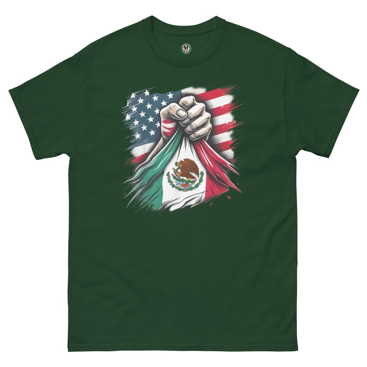 ¡Fuerza México! Hand Flag Tee - Max & Co Tees