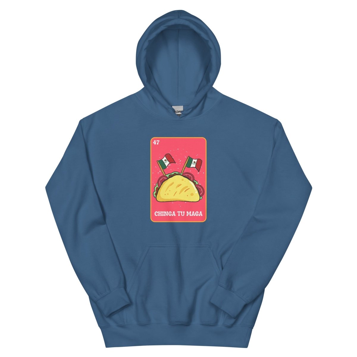 ¡Fuerza México! Loteria Taco Hoodie - Max & Co Tees