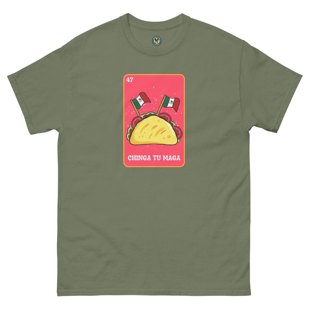 ¡Fuerza México! Loteria Taco Tee - Max & Co Tees