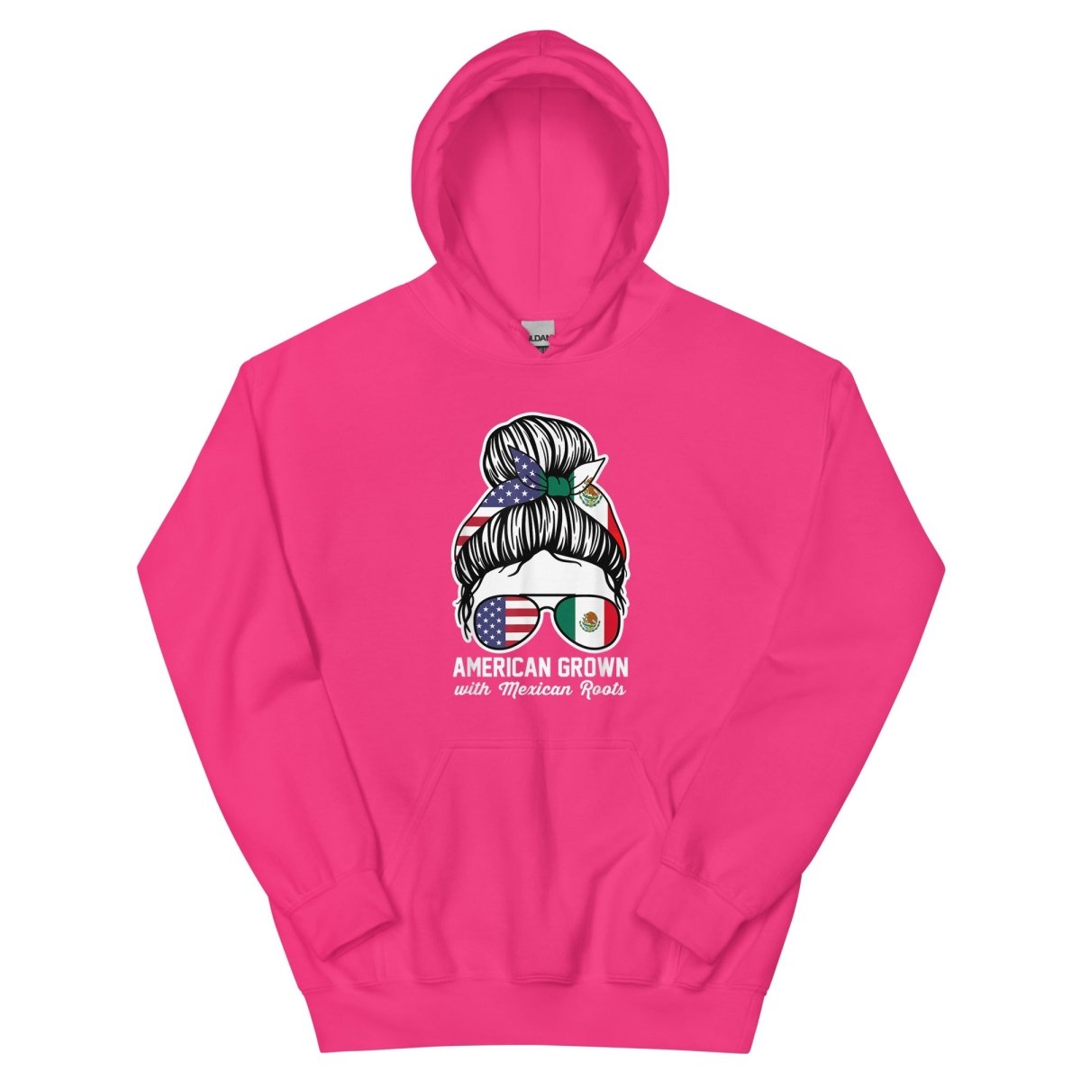 ¡Fuerza México! Rooted Glasses Hoodie - Max & Co Tees