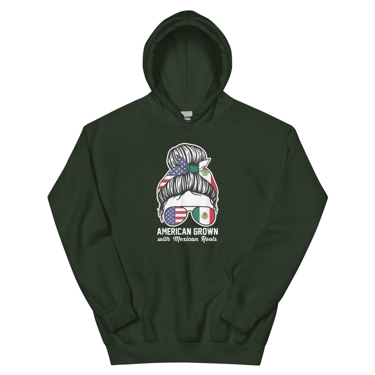 ¡Fuerza México! Rooted Glasses Hoodie - Max & Co Tees