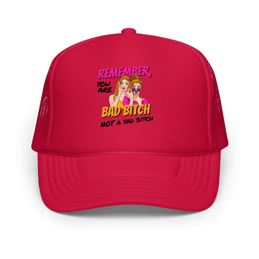 Funny X Bad Bitch Trucker Cap - Max & Co Tees
