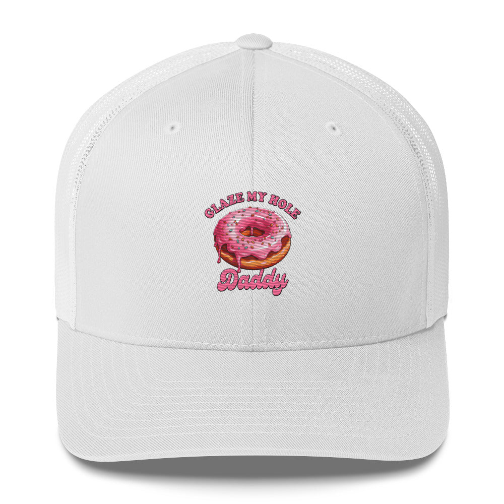 Funny X Glaze My Hole Embroidered Trucker Cap - Max & Co Tees