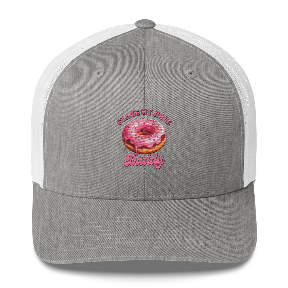 Funny X Glaze My Hole Embroidered Trucker Cap - Max & Co Tees