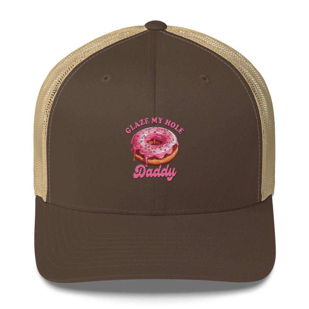 Funny X Glaze My Hole Embroidered Trucker Cap - Max & Co Tees