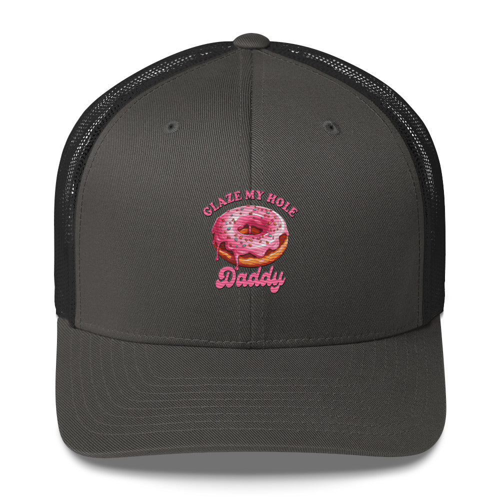 Funny X Glaze My Hole Embroidered Trucker Cap - Max & Co Tees