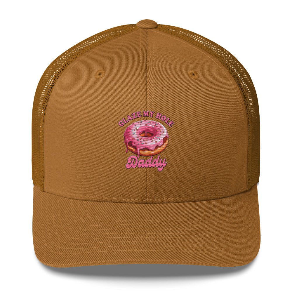Funny X Glaze My Hole Embroidered Trucker Cap - Max & Co Tees