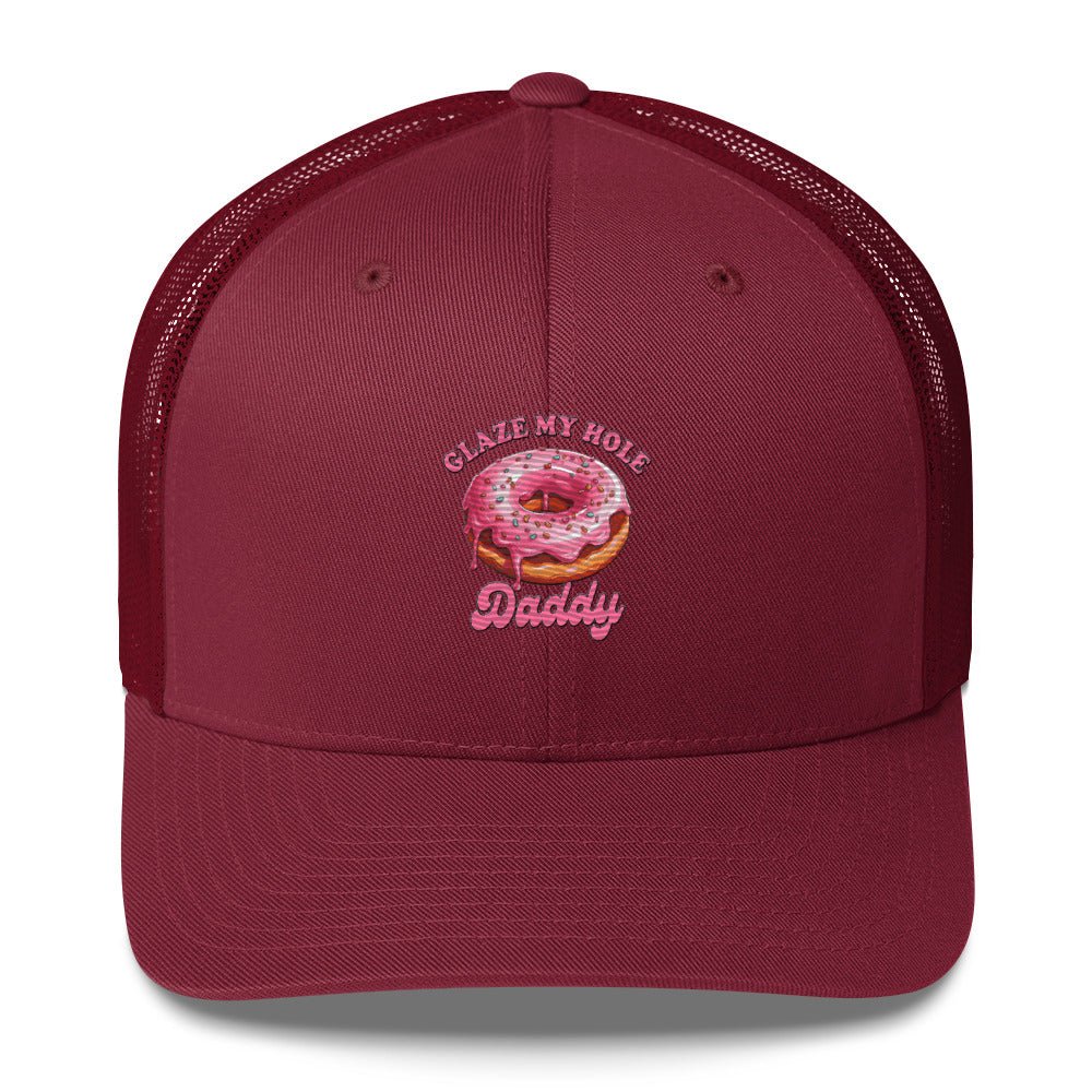 Funny X Glaze My Hole Embroidered Trucker Cap - Max & Co Tees