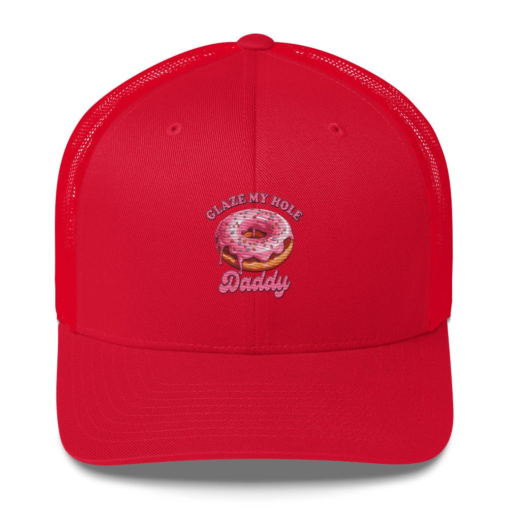Funny X Glaze My Hole Embroidered Trucker Cap - Max & Co Tees