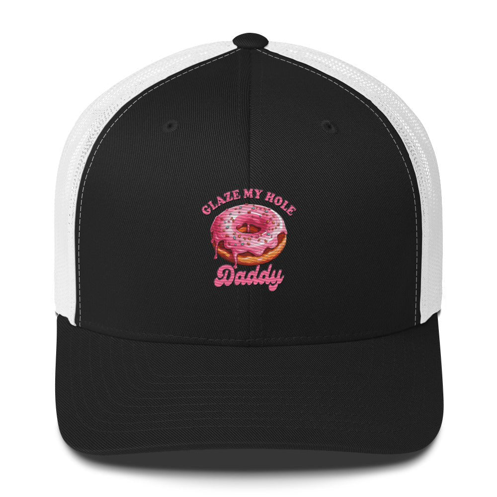 Funny X Glaze My Hole Embroidered Trucker Cap - Max & Co Tees