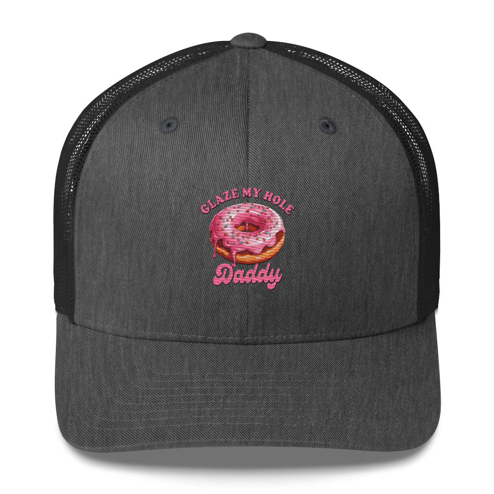 Funny X Glaze My Hole Embroidered Trucker Cap - Max & Co Tees