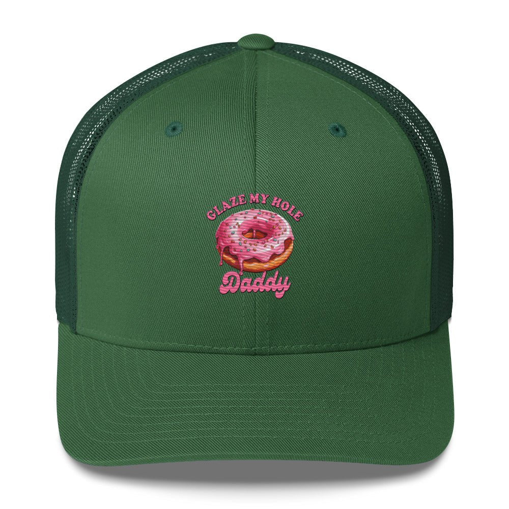 Funny X Glaze My Hole Embroidered Trucker Cap - Max & Co Tees