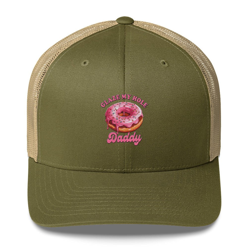 Funny X Glaze My Hole Embroidered Trucker Cap - Max & Co Tees