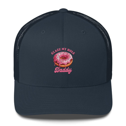 Funny X Glaze My Hole Embroidered Trucker Cap - Max & Co Tees