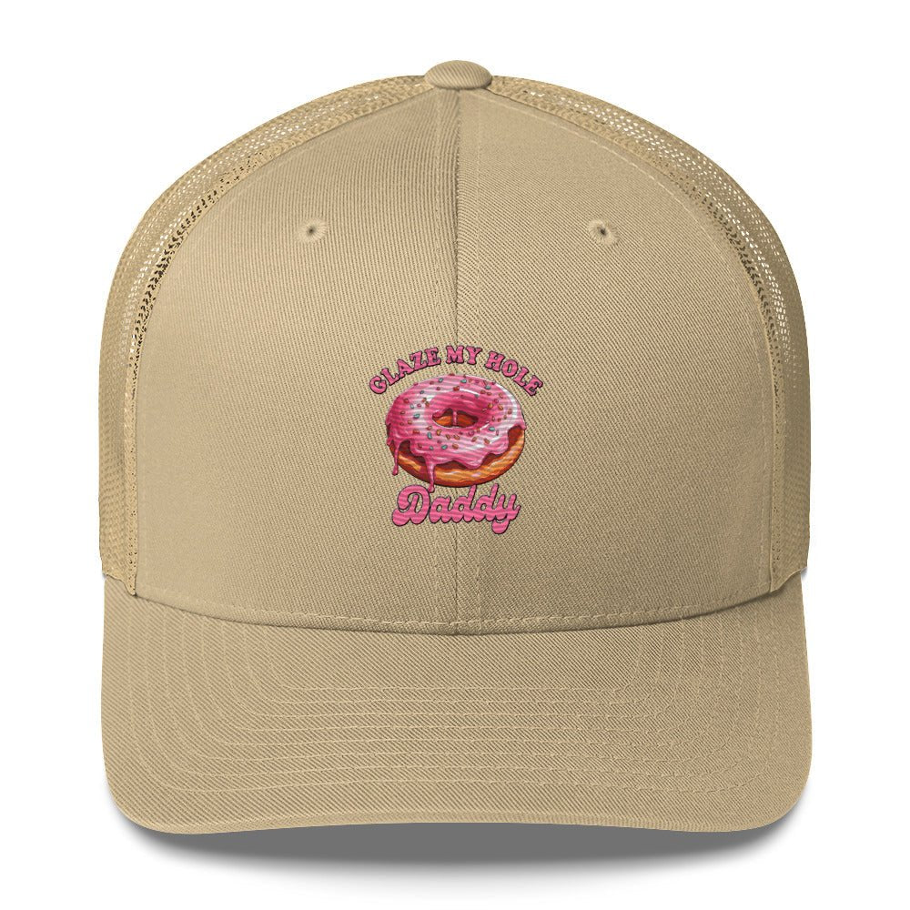 Funny X Glaze My Hole Embroidered Trucker Cap - Max & Co Tees