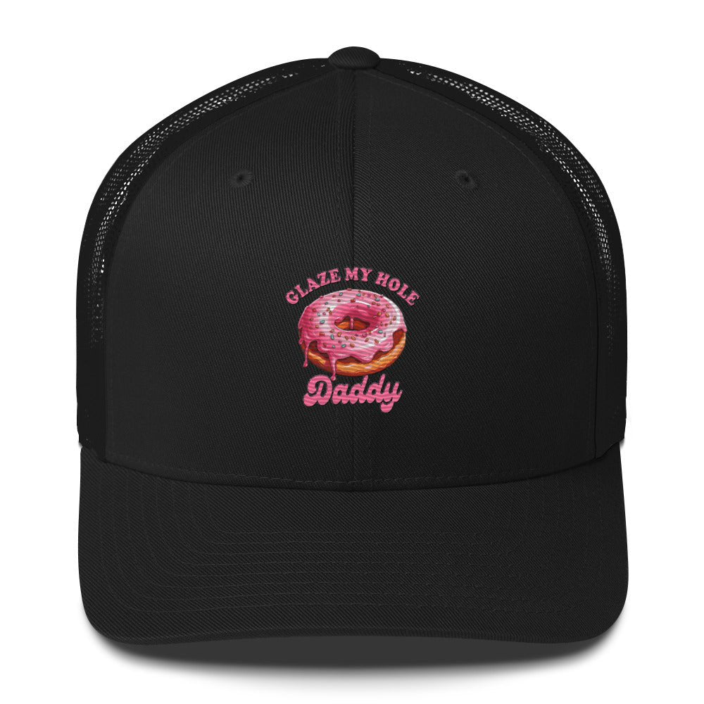 Funny X Glaze My Hole Embroidered Trucker Cap - Max & Co Tees