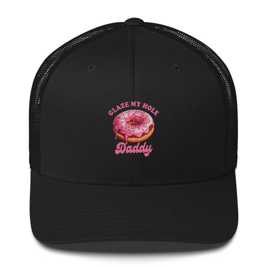 Funny X Glaze My Hole Embroidered Trucker Cap - Max & Co Tees